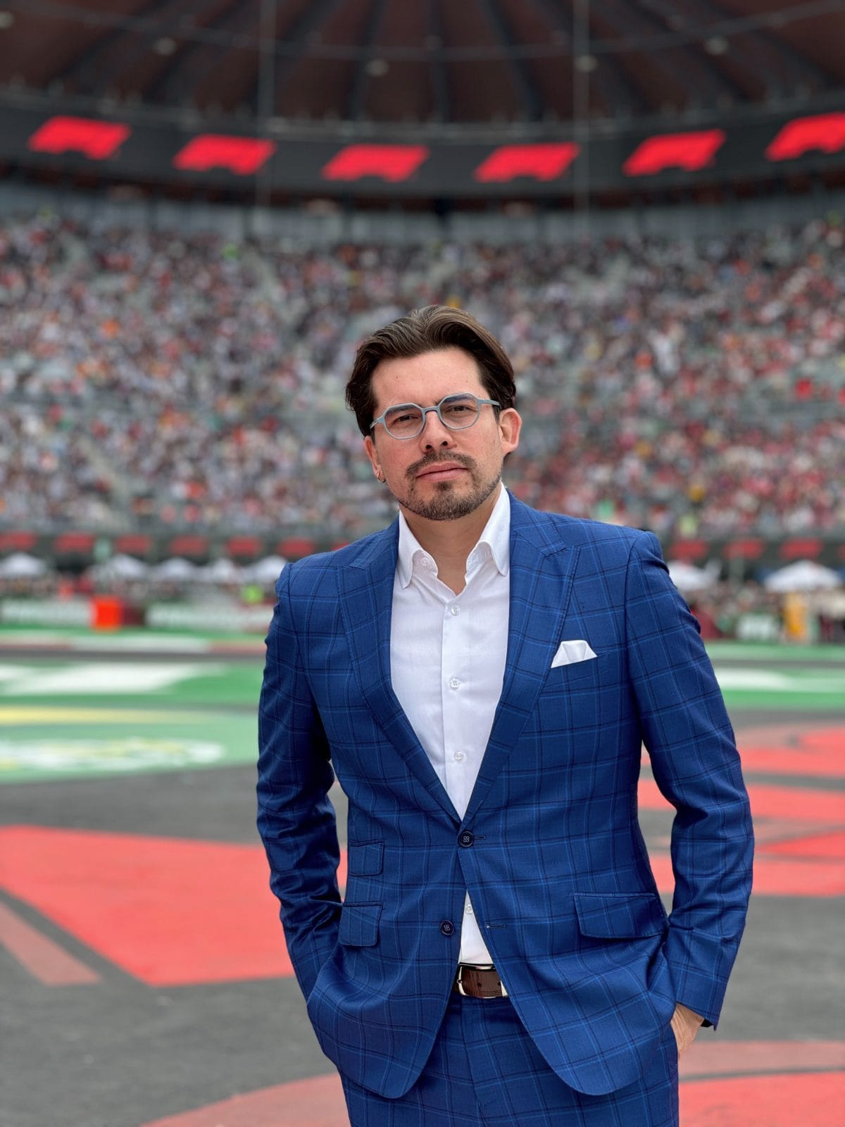 Jorge Romano en el Gran Premio de México de Fórmula 1