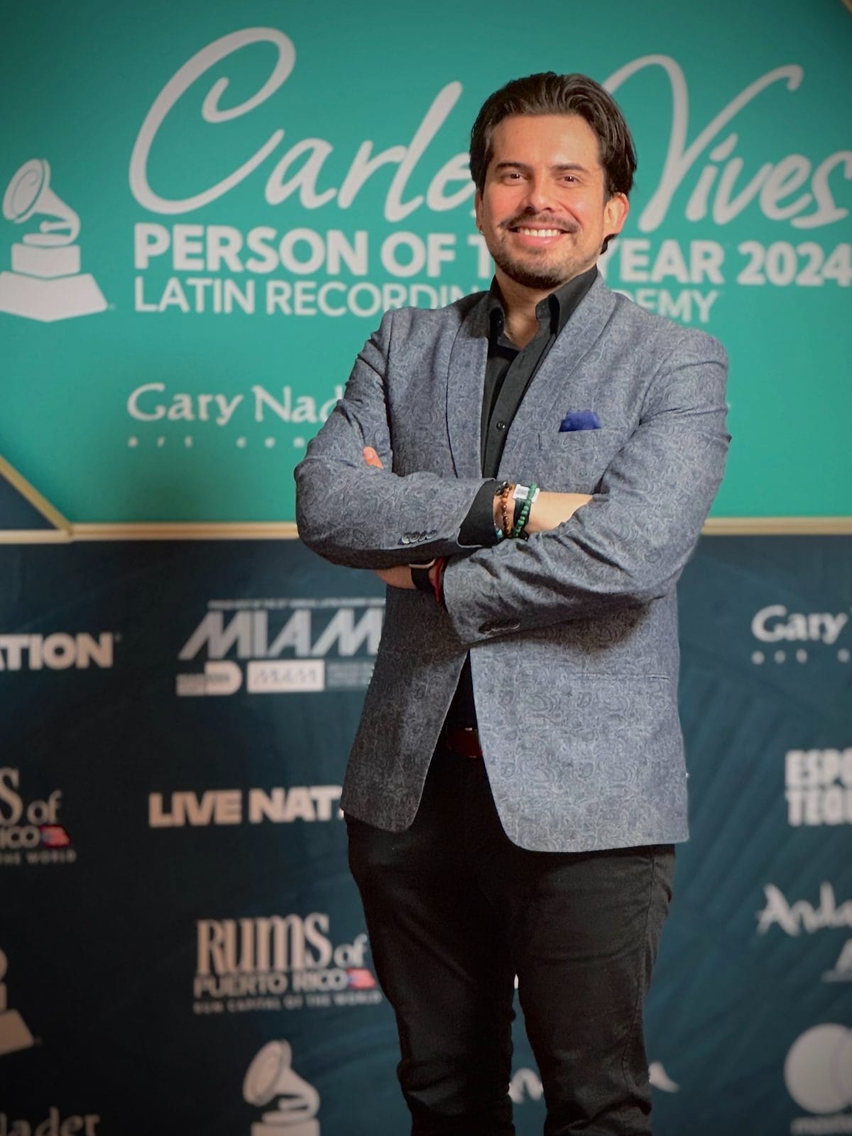 Jorge Romano en la gala Person of the Year
